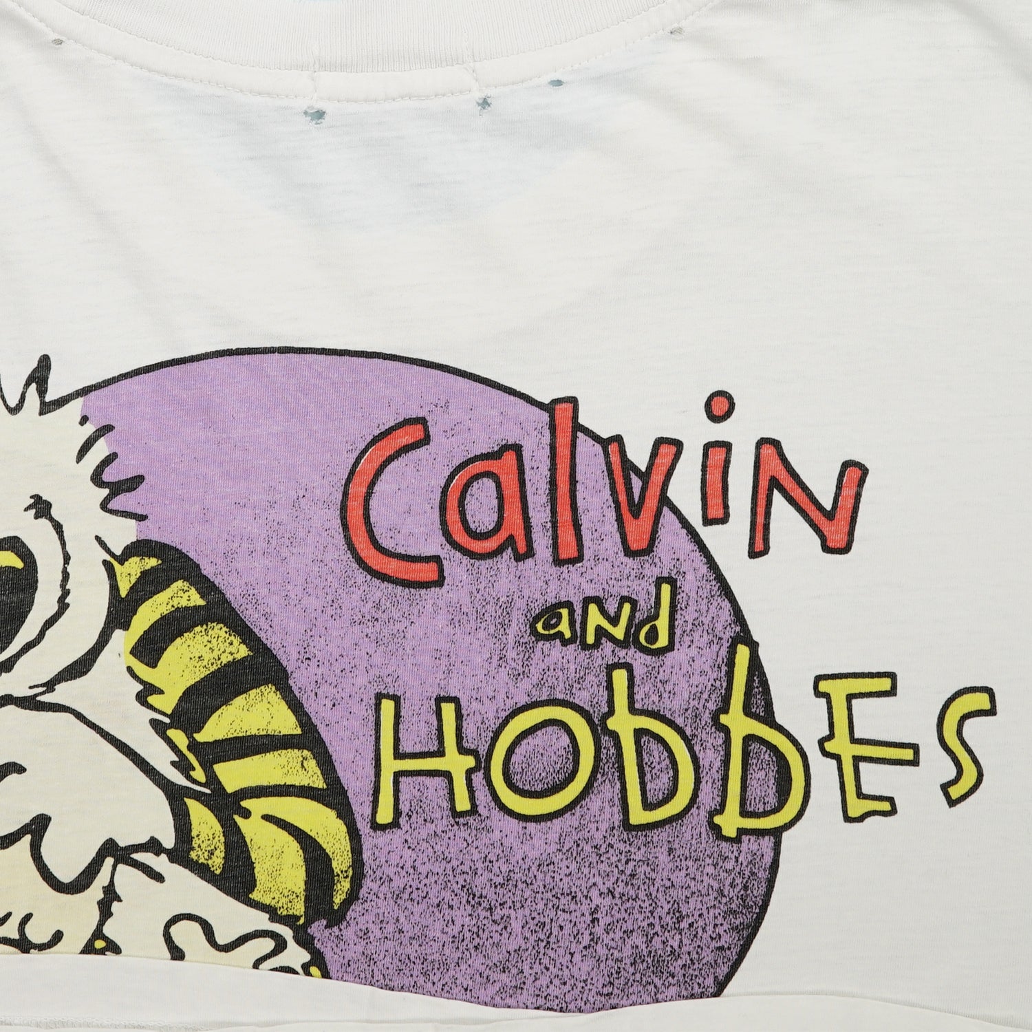 Bootleg Calvin and Hobbes comic graphic tee L