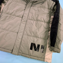 Load image into Gallery viewer, Vintage Nike block text puffer olive green L

