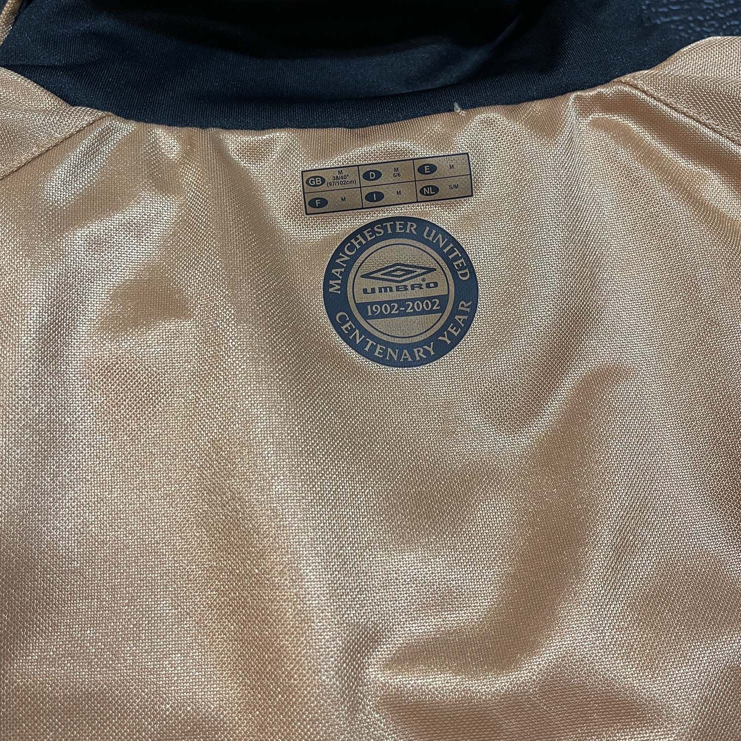 2002 Manchester United reversible jersey M