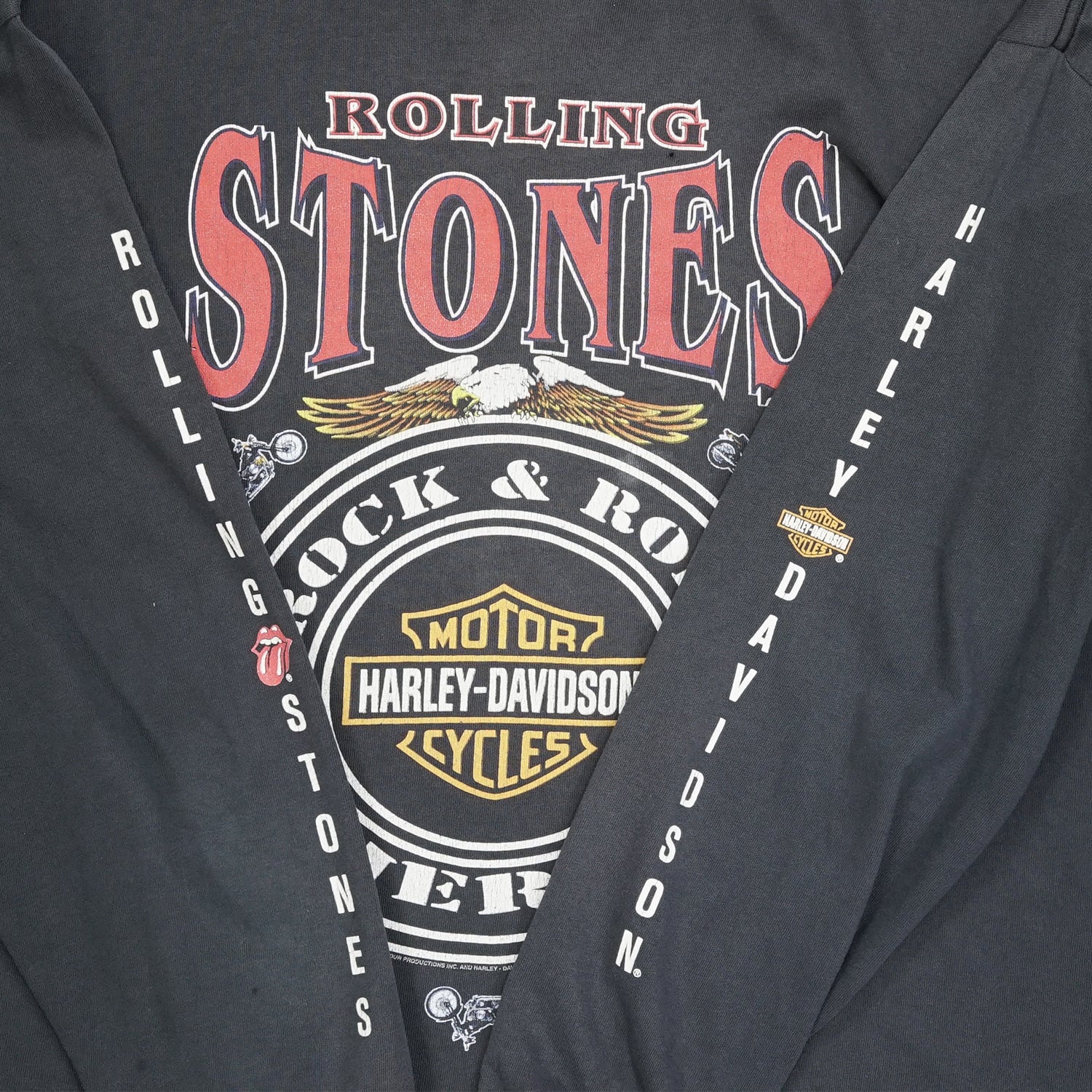 1994 Rolling Stones x Harley longsleeve XL