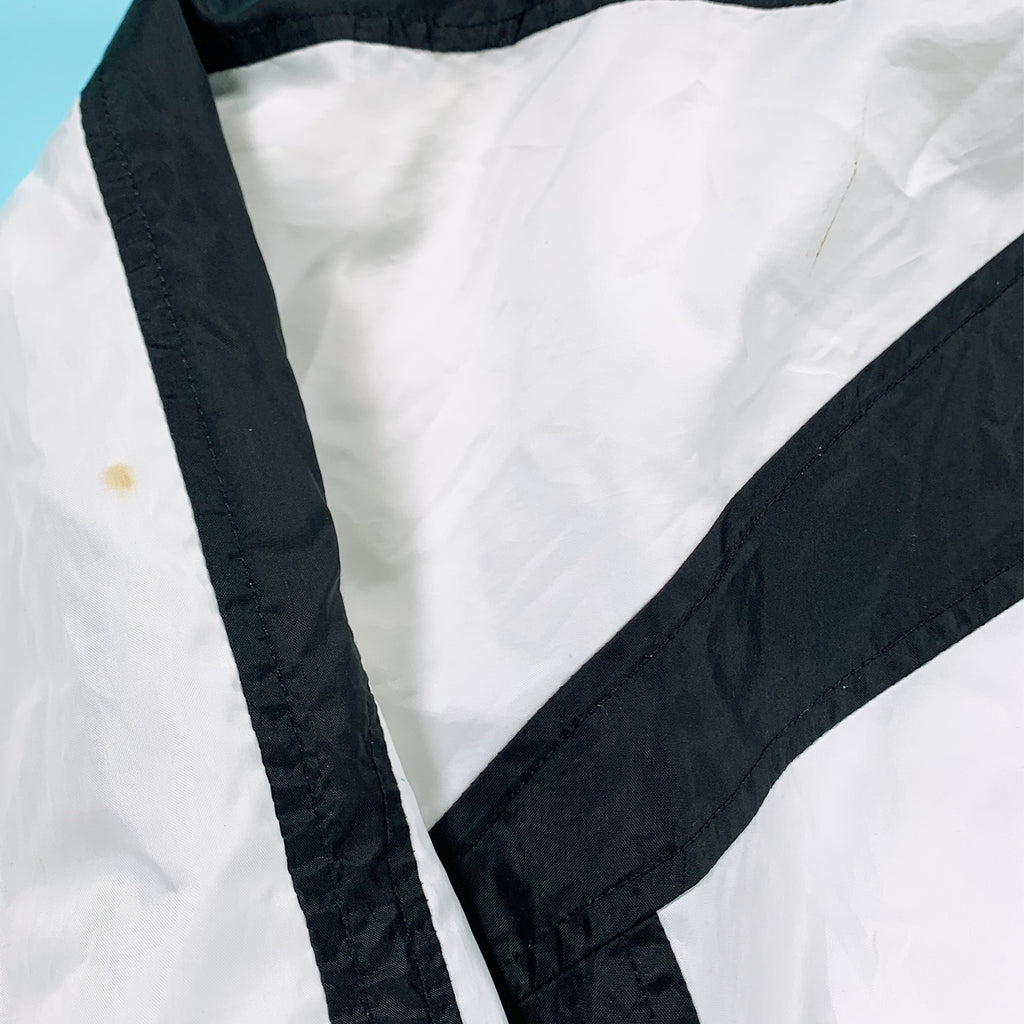 '90s Nike black and white track jacket XL