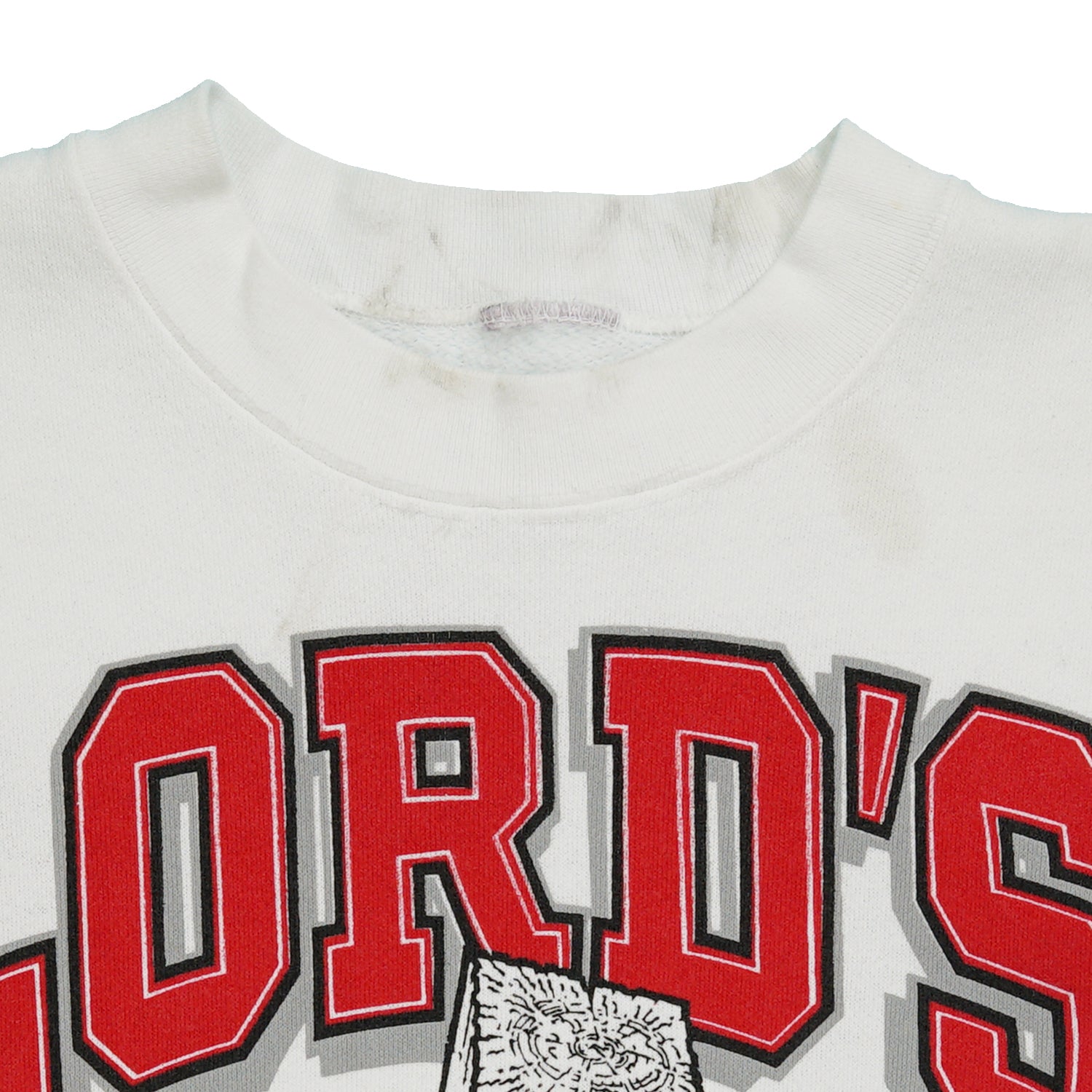 1990 Lord's Gym Jesus "His Pain Your Gain" crewneck M