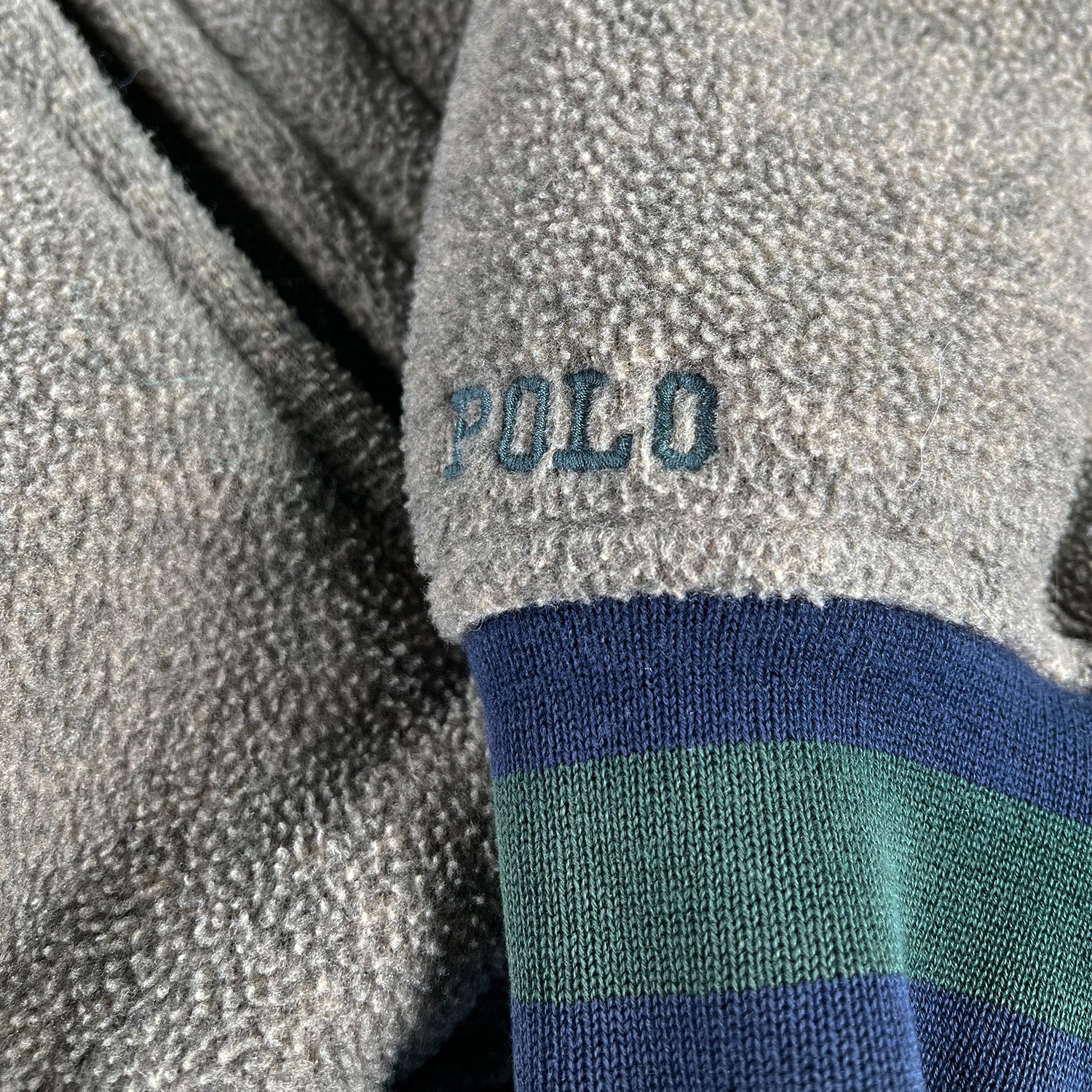 '90s Polo Sport fleece bomber jacket M
