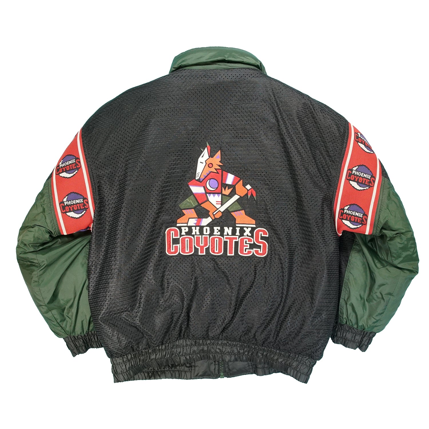 Vintage NHL Phoenix Coyotes reversible puffer jacket L