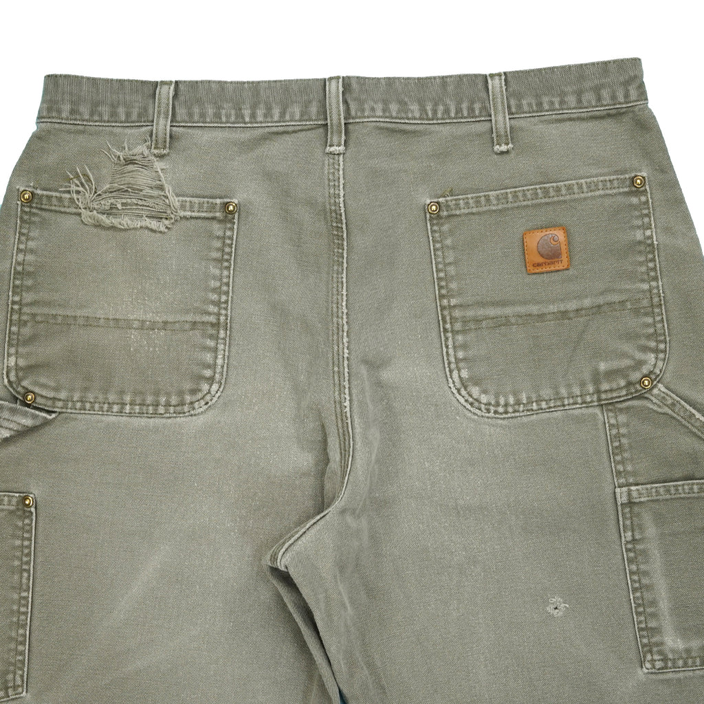 Carhartt double knee denim green 34" x 31"