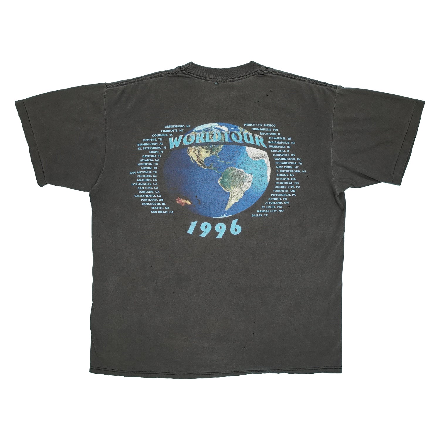 1996 AC/DC Ballbreaker World Tour faded tee L/XL