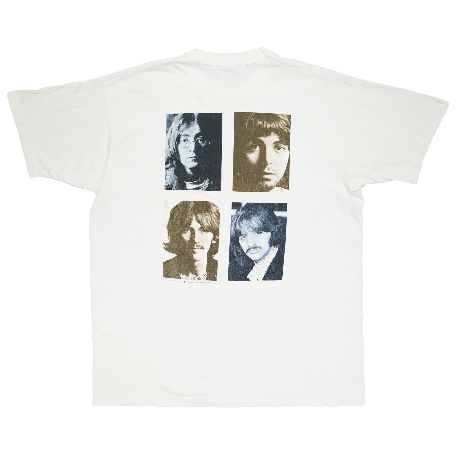 1990 The Beatles portraits tee XL