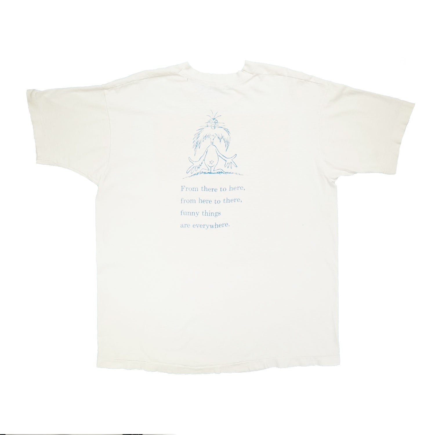 '90s Dr. Seuss One Fish Two Fish graphic tee XL