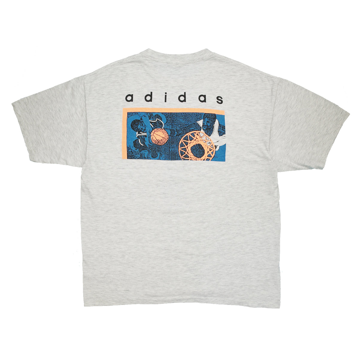 Vintage Adidas basketball graphic tee XL