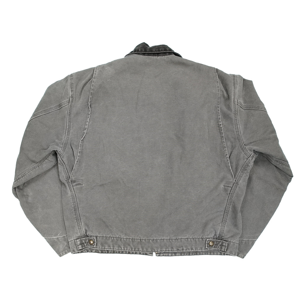 Vintage Carhartt faded grey Detroit jacket M/L