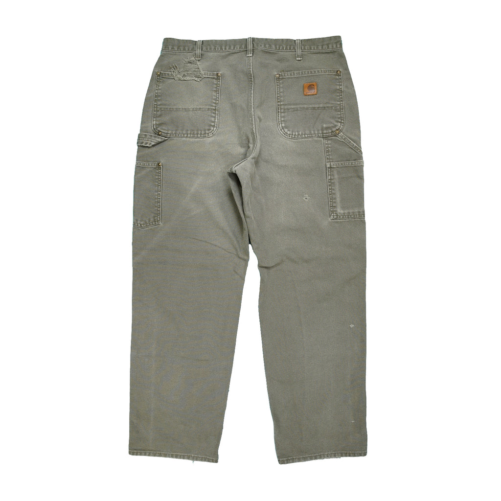 Carhartt double knee denim green 34" x 31"