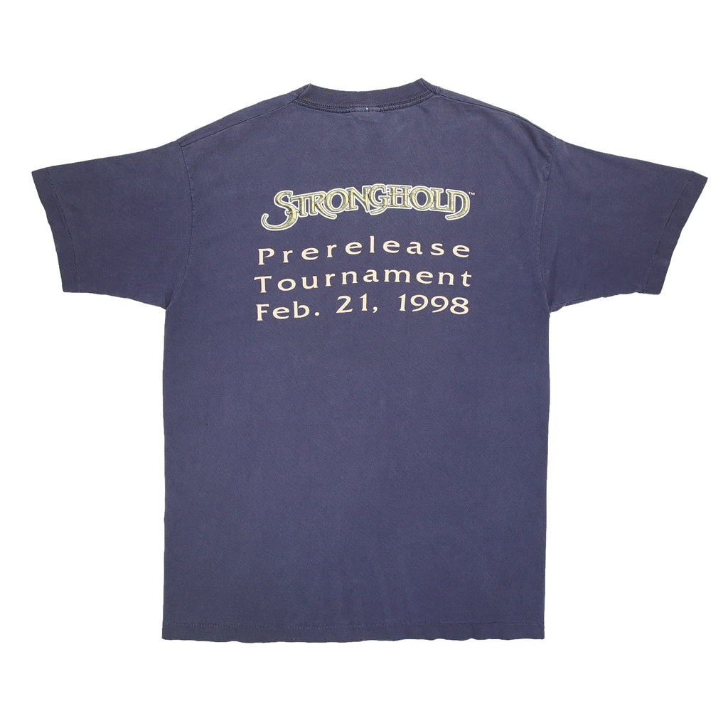 1998 Magic The Gathering Mindwarper TCG tee L
