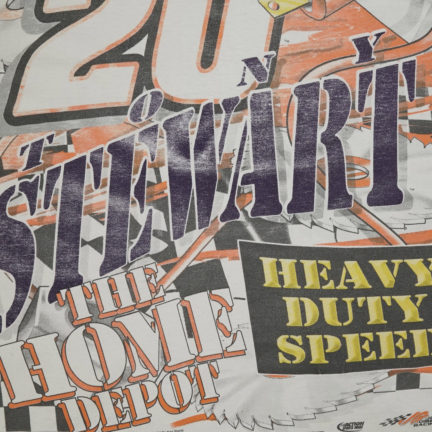 1999 Tony Stewart Home Depot racing tee XL