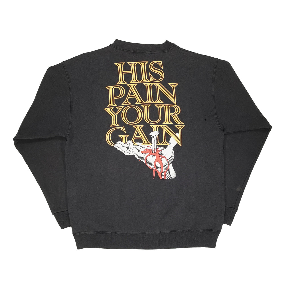 1990 Lord's Gym Jesus crewneck M