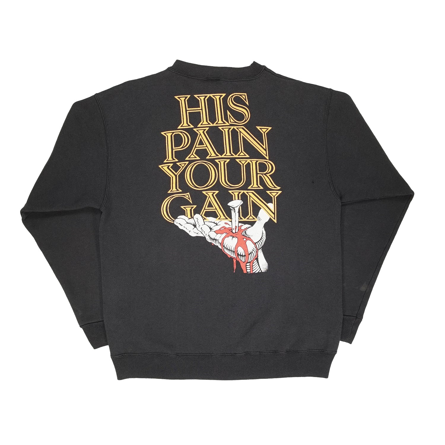 1990 Lord's Gym Jesus crewneck M