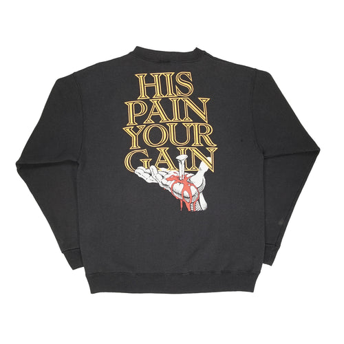 1990 Lord's Gym Jesus crewneck M