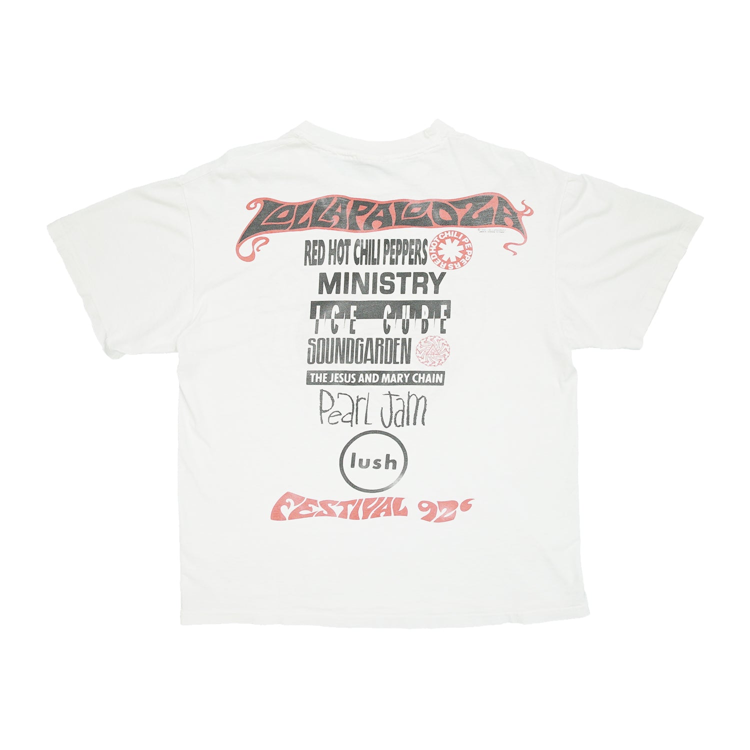 1992 Lollapalooza festival music tee S/M