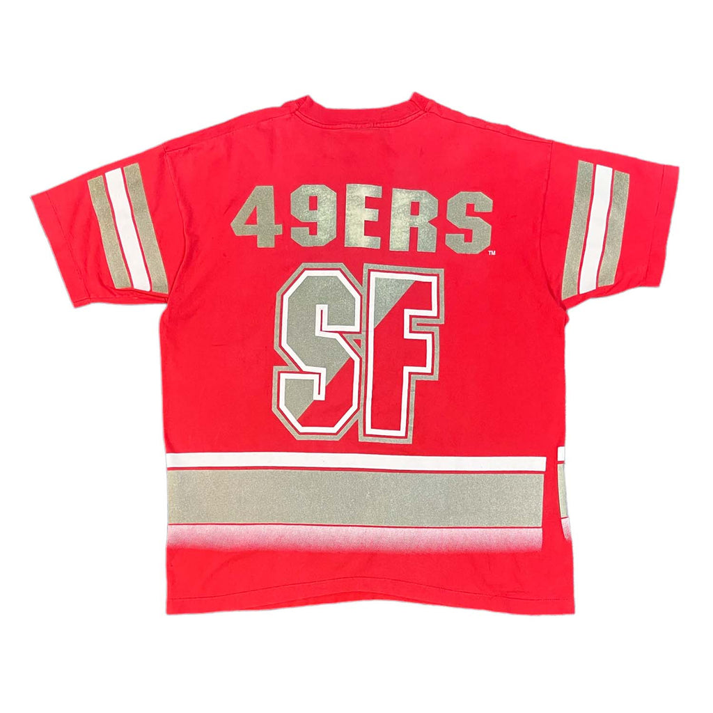 1995 SF 49ers Salem AOP tee XL
