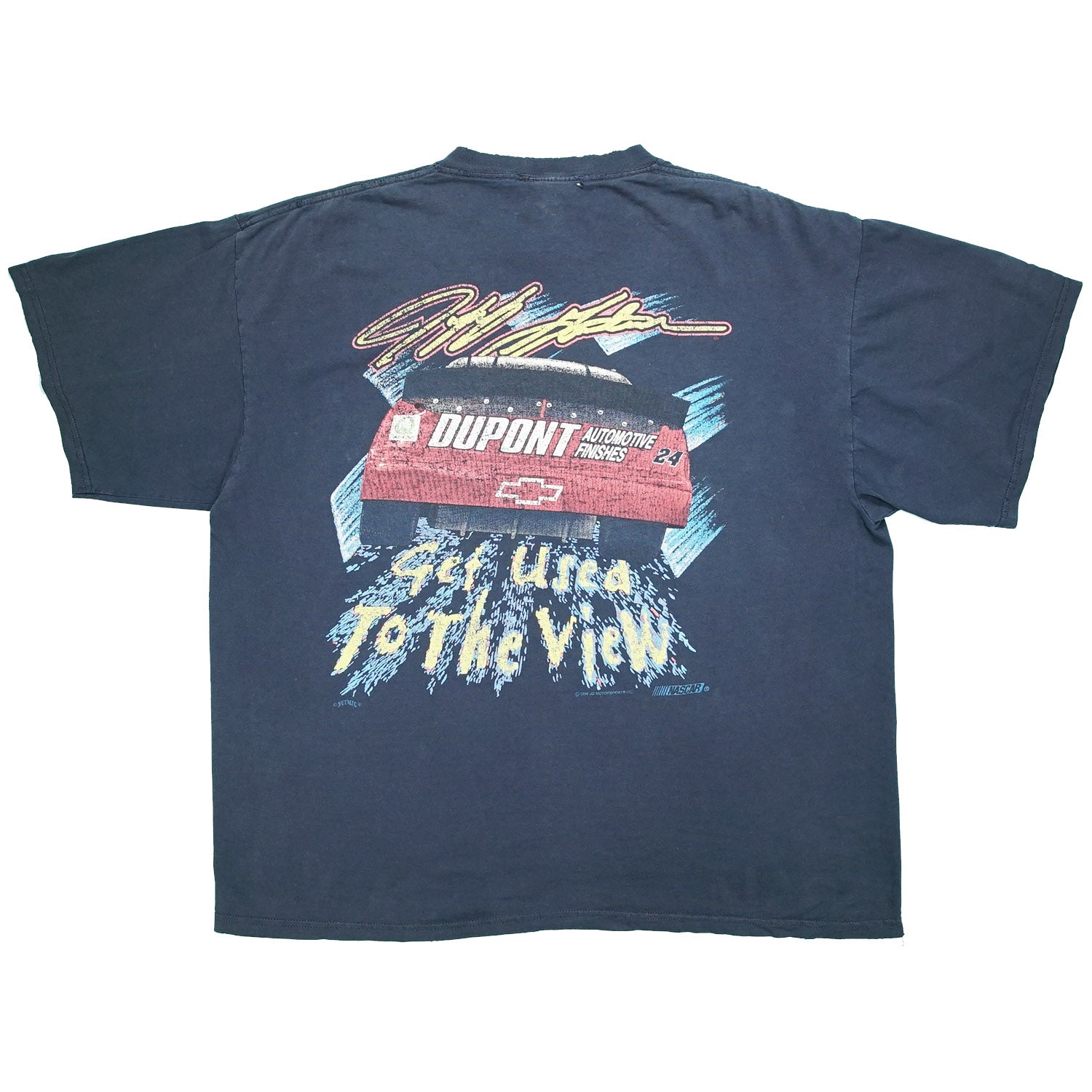 1998 Jeff Gordon DuPont faded racing tee XL