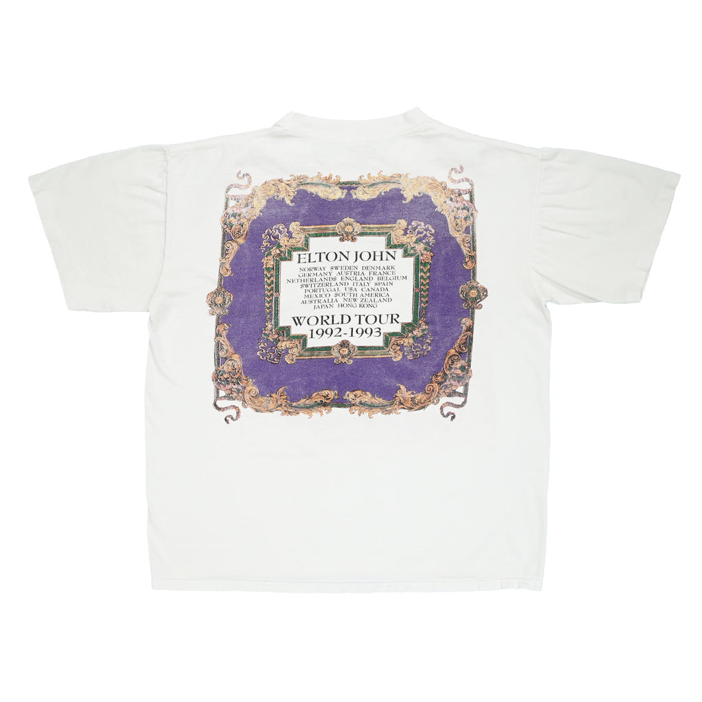 1992/93 Elton John Versace tour tee L