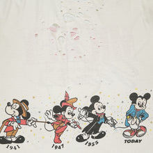 Load image into Gallery viewer, &#39;90s Mickey Through the Years distressed tee XL
