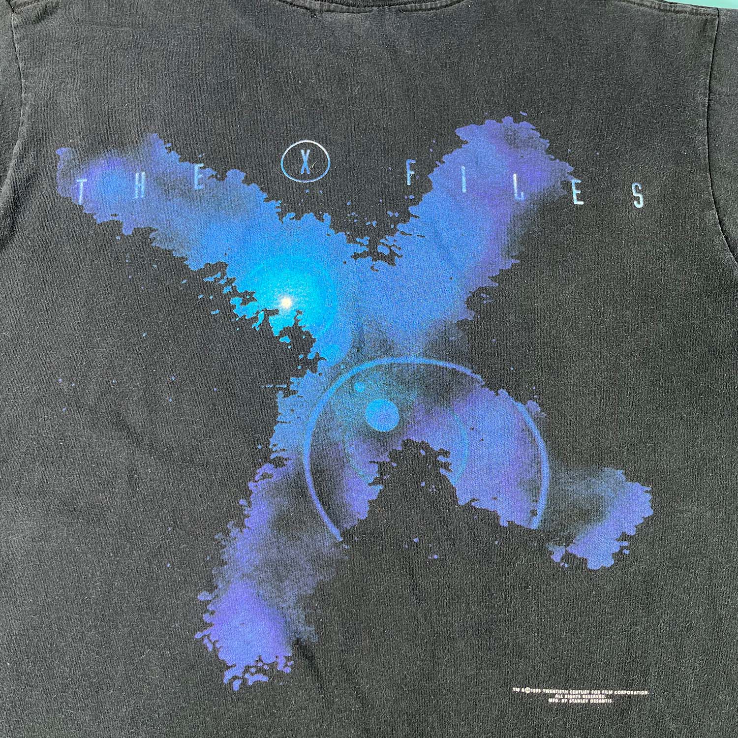 1995 X Files 'Trust No One' TV series promo tee L