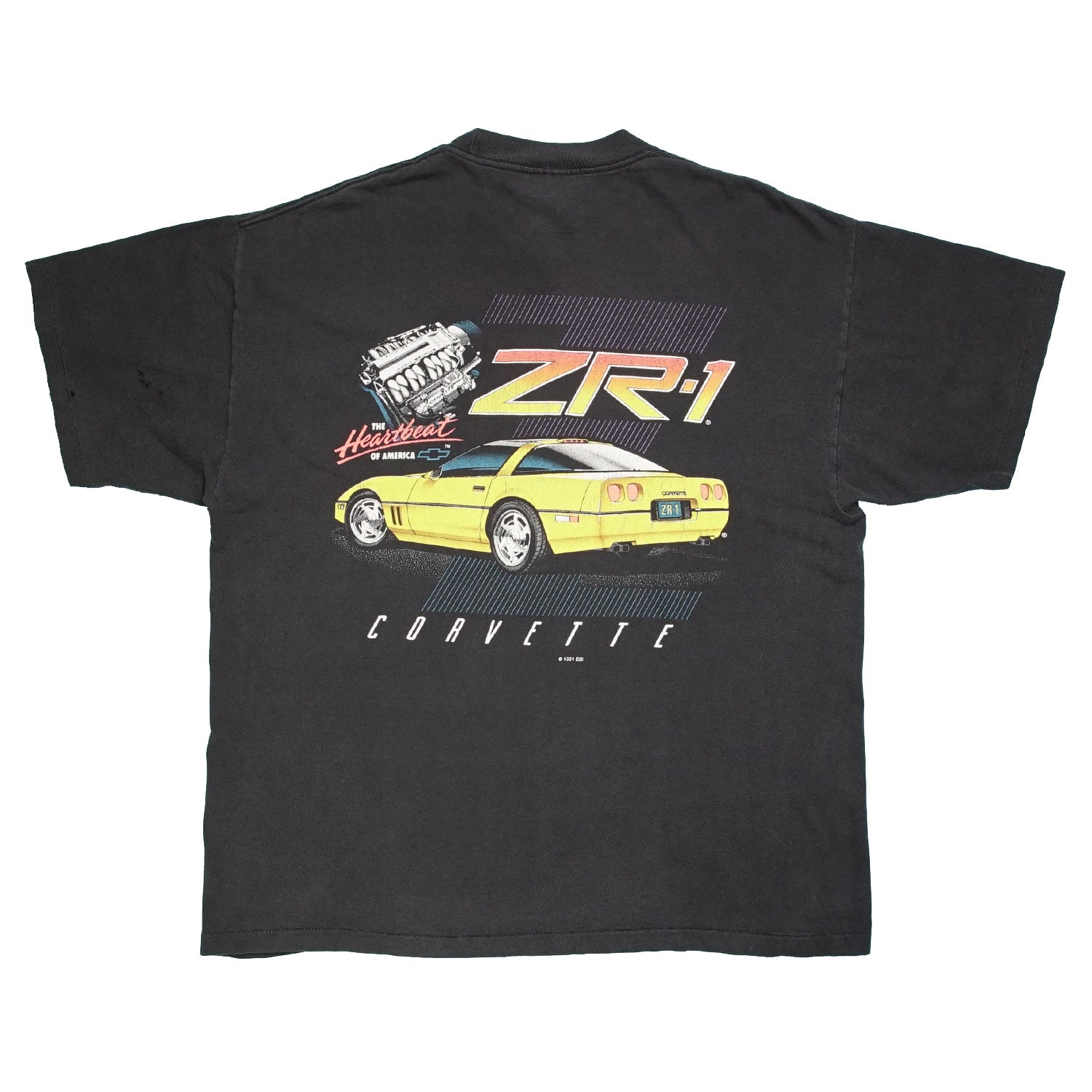 '90s Corvette ZR-1 car tee XL