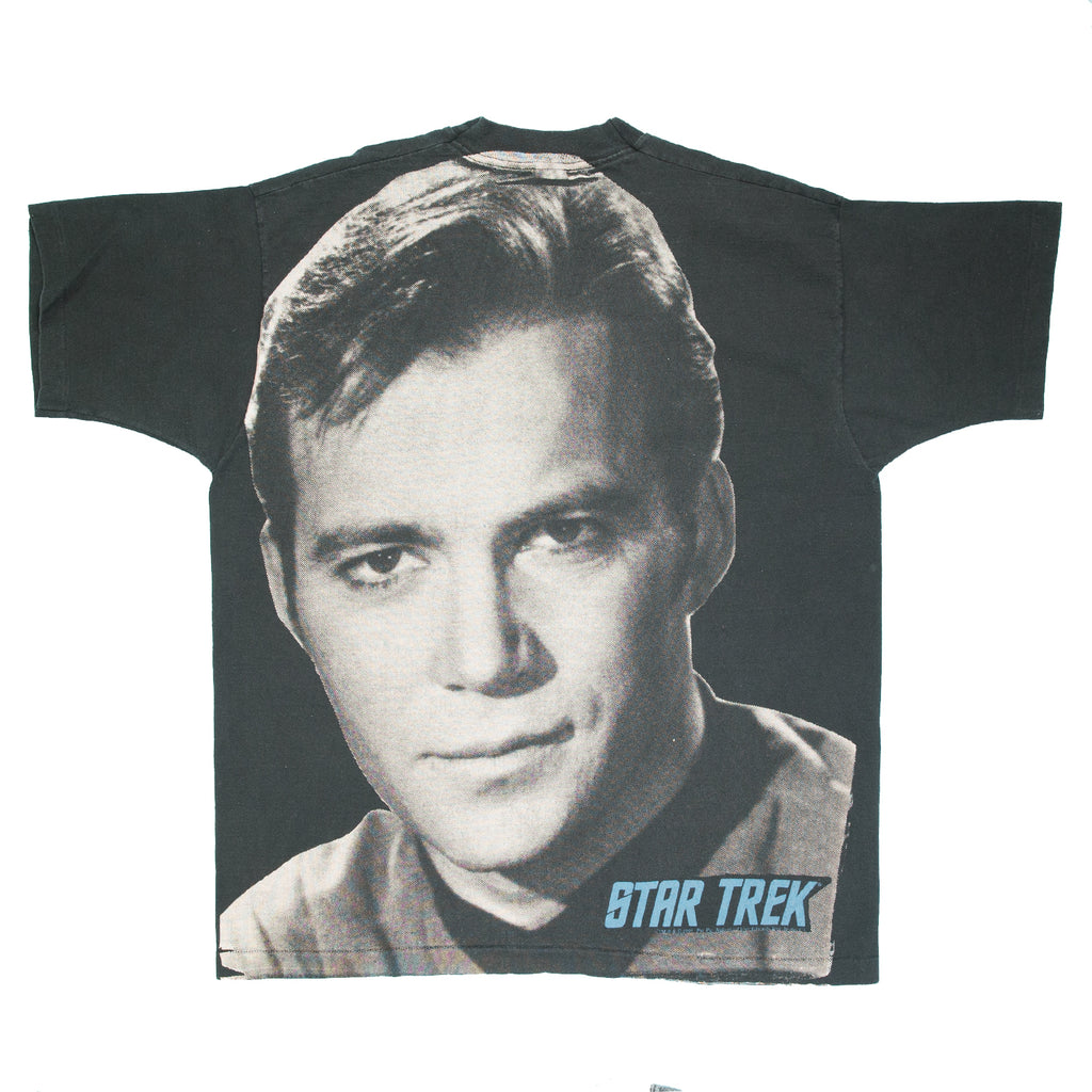 1995 Captain Kirk big print Star Trek tee XL