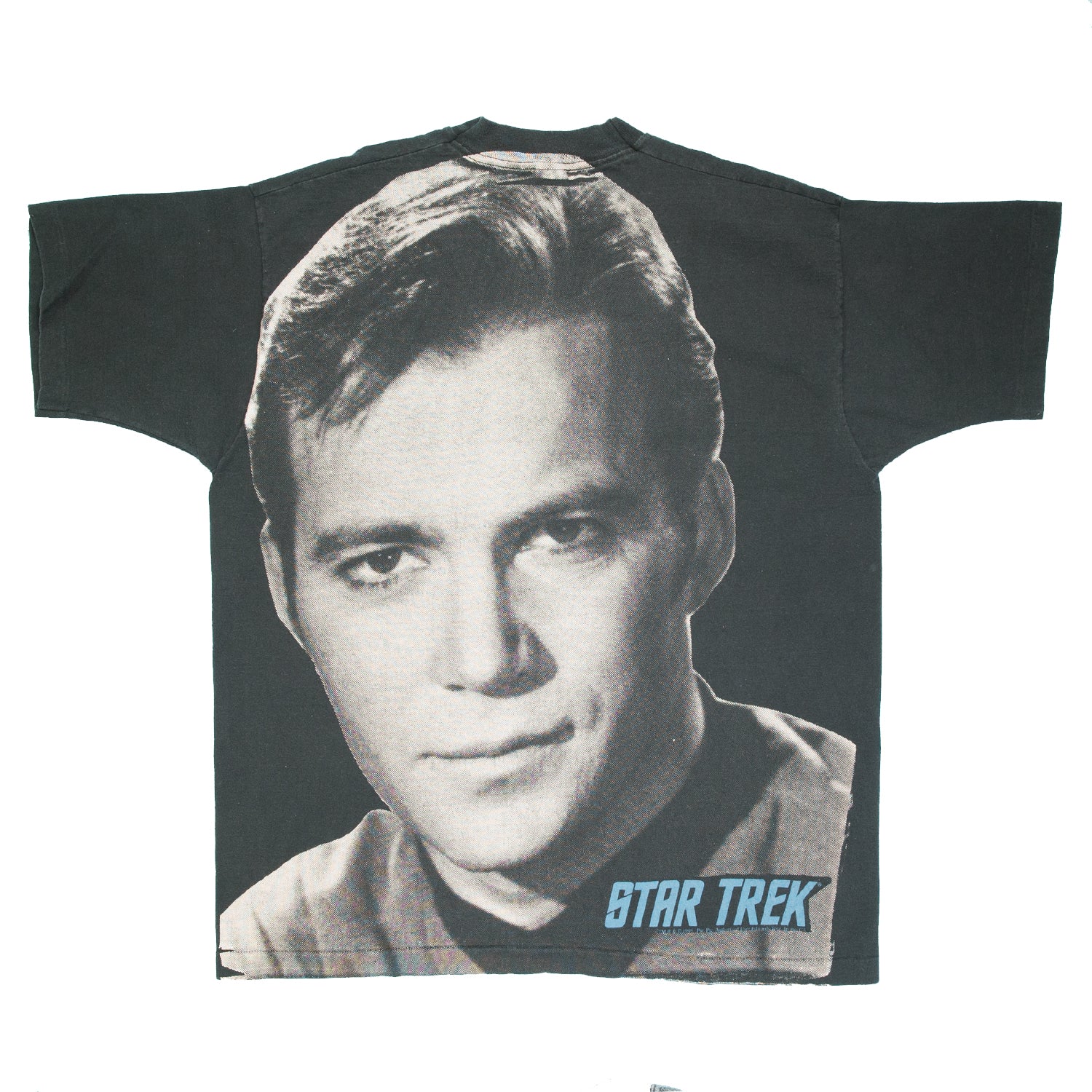 1995 Captain Kirk big print Star Trek tee XL