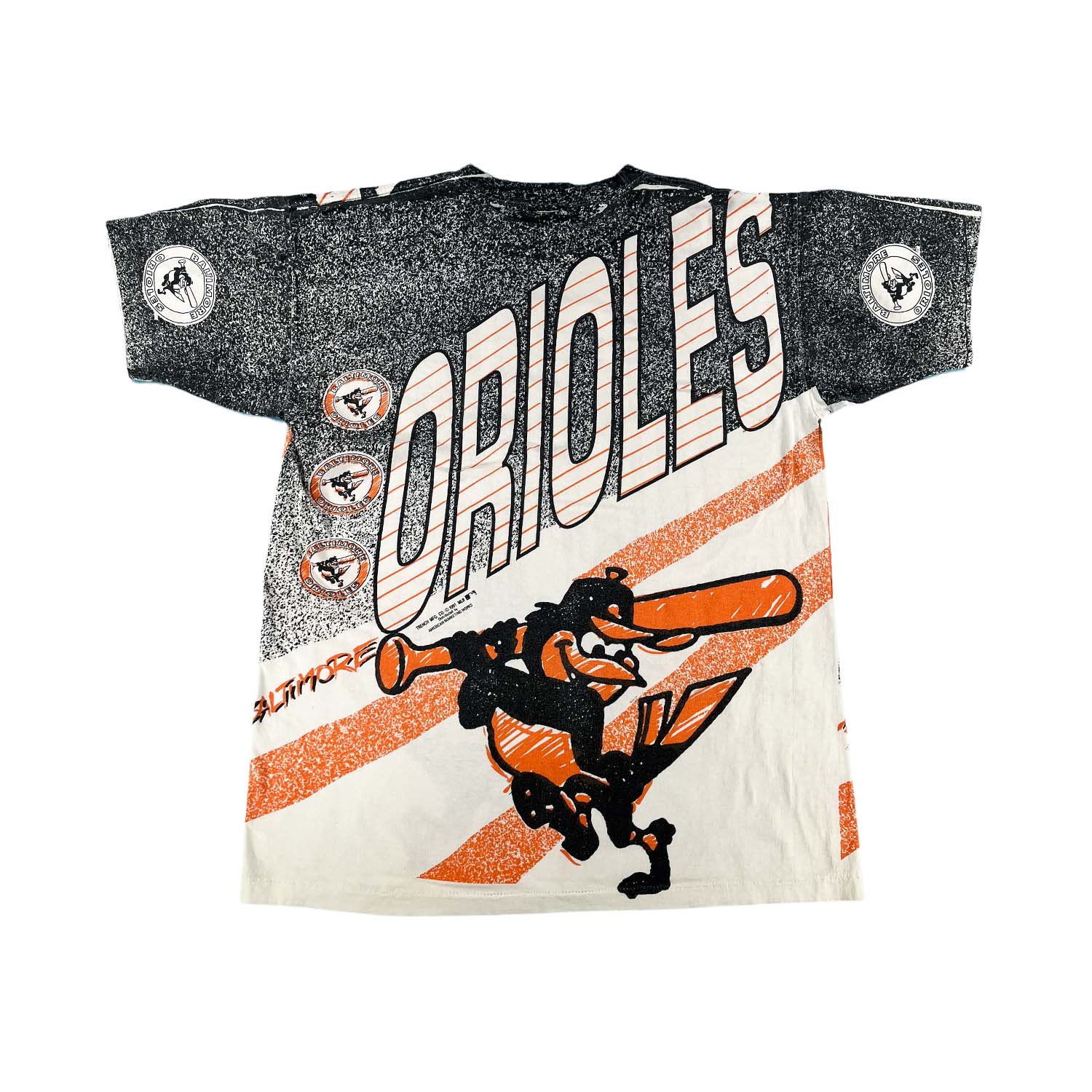 1991 Baltimore Orioles MLB AOP tee L/XL