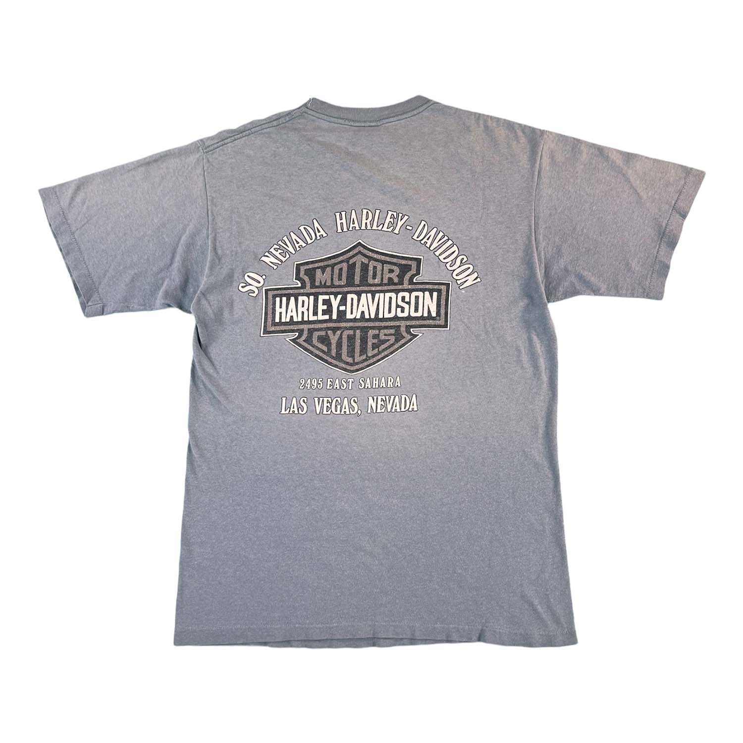 90's Harley Davidson Las Vegas pocket tee M/L