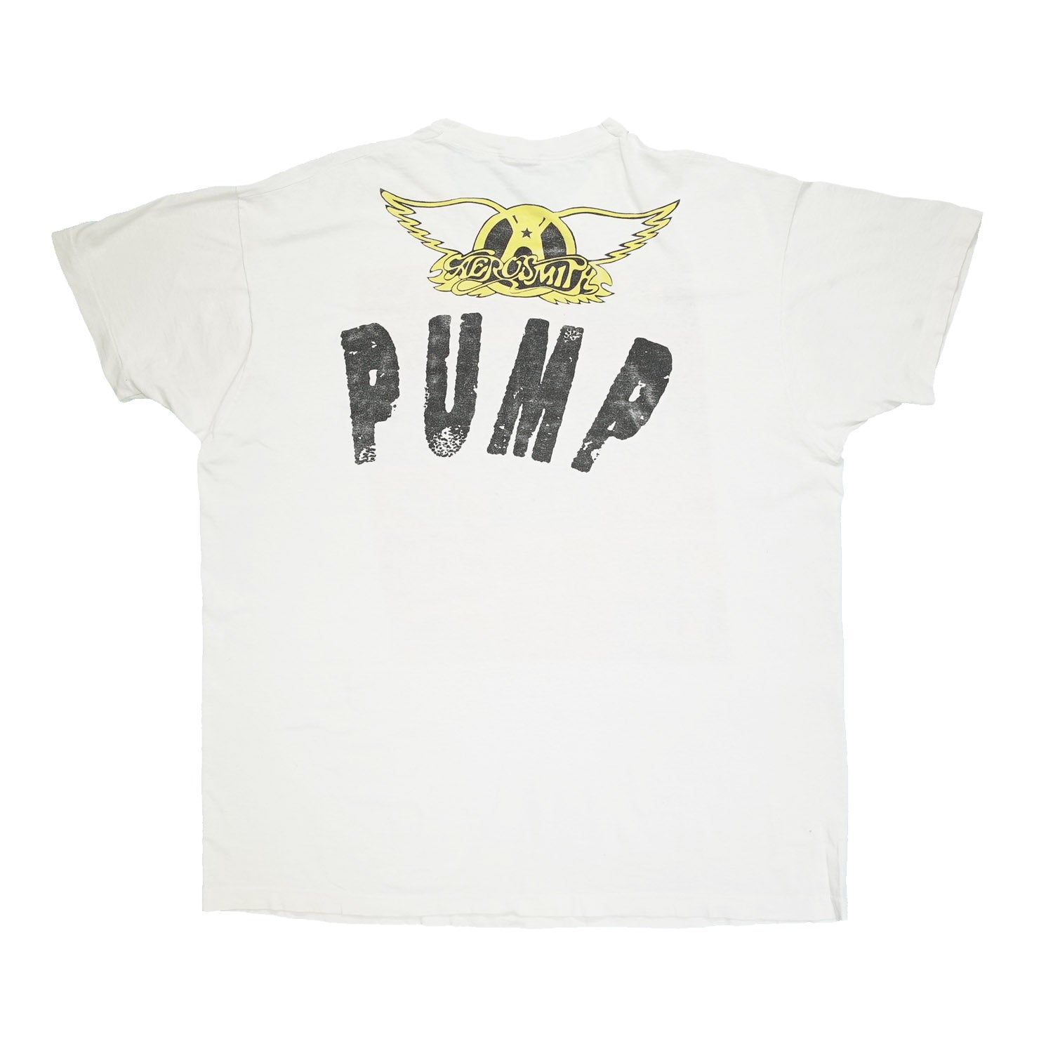 1989 Aerosmith PUMP Warhol graphic band tee XL
