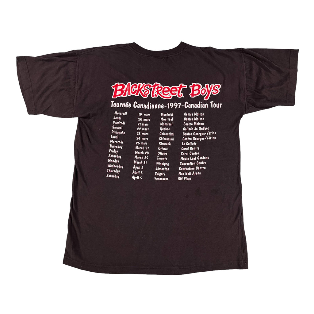 1997 Backstreet Boys Canadian Tour tee L