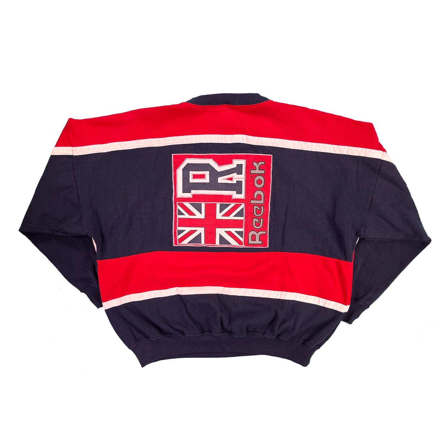 '90s Reebok Great Britain flag crewneck L/XL