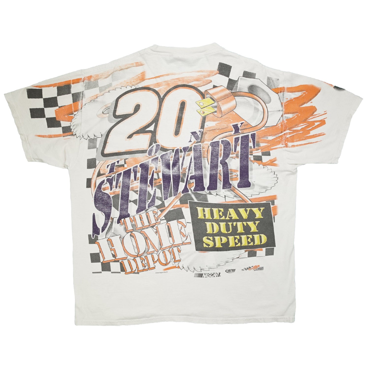 1999 Tony Stewart Home Depot racing tee XL