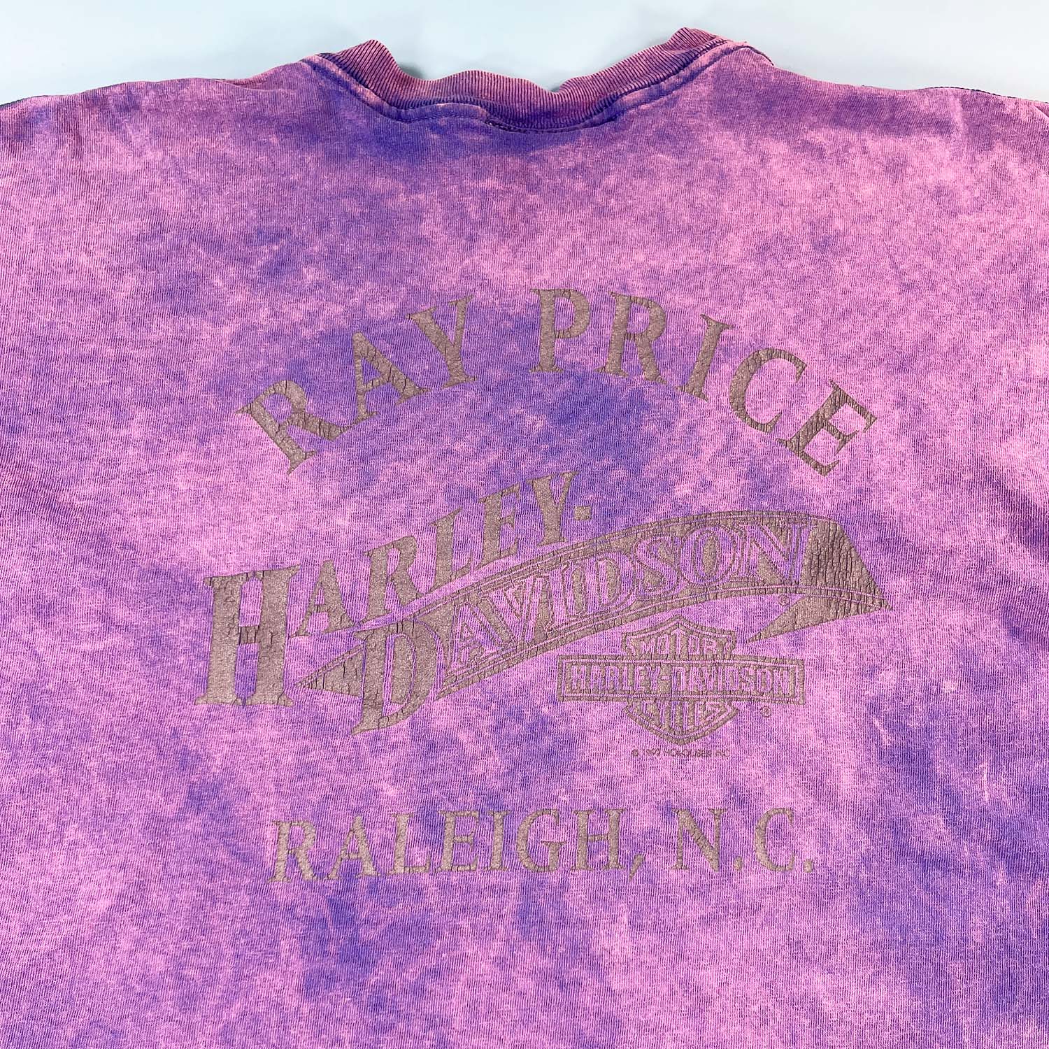 90's Harley Davidson Tie Dye North Carolina M