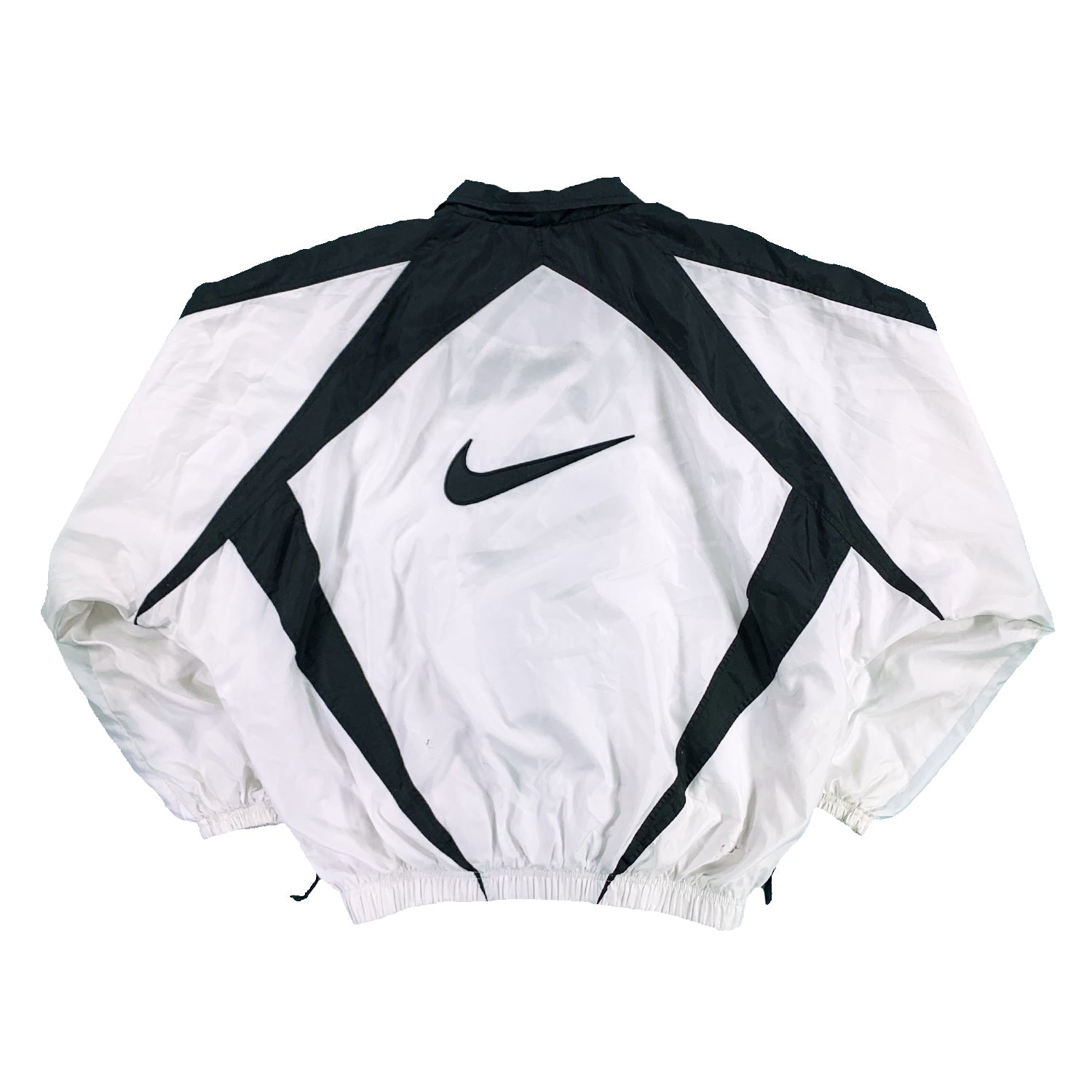 '90s Nike black and white track jacket XL