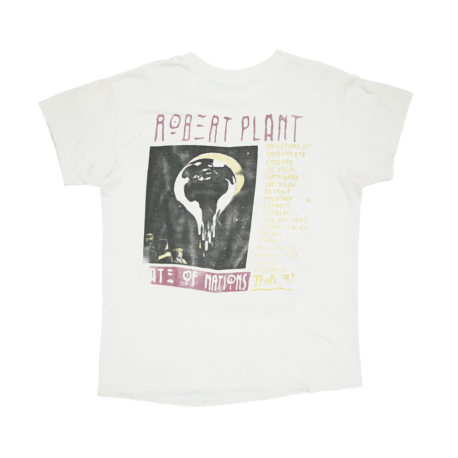 1993 Robert Plant Fate of Nations tour tee L