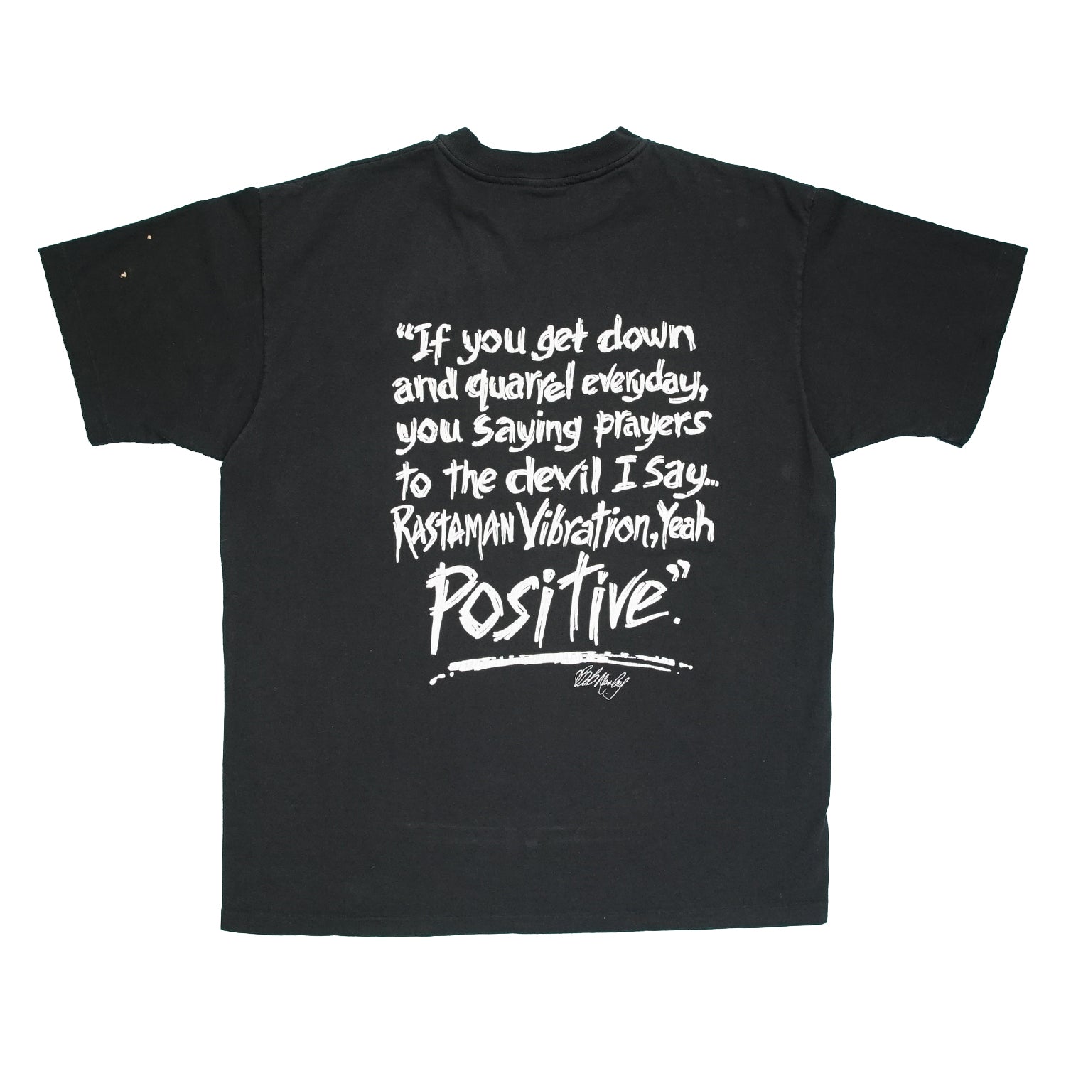 1996 Bob Marley Positive Vibration tee L