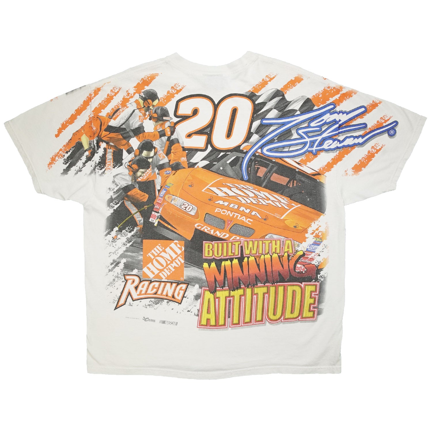 2002 Tony Stewart Home Depot Nail In'It Home racing tee XL