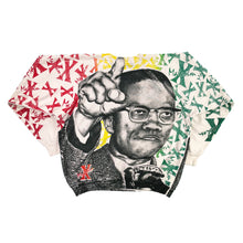 Load image into Gallery viewer, Vintage Malcolm X all over print crewneck M/L

