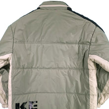 Load image into Gallery viewer, Vintage Nike block text puffer olive green L
