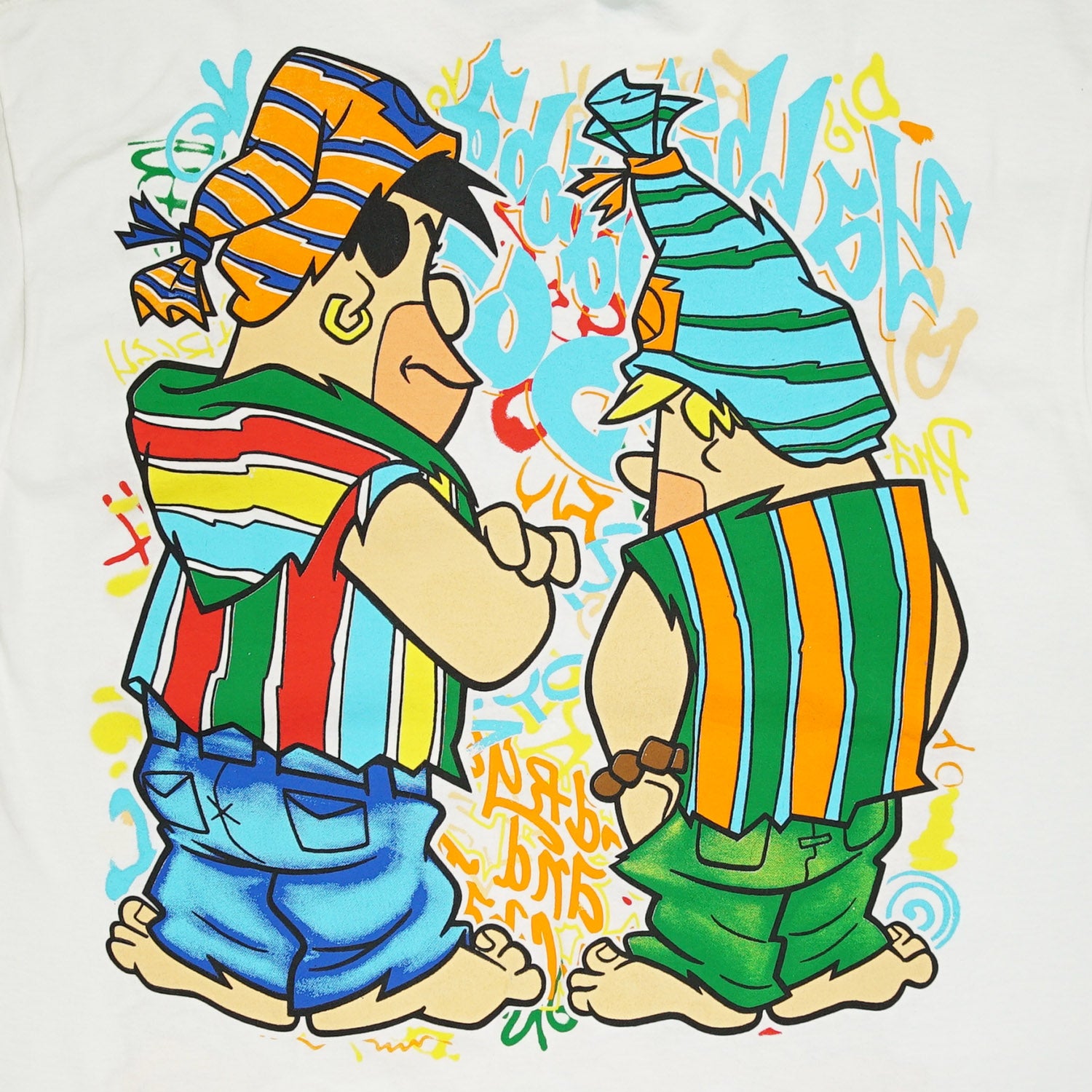 1993 Flintstones Fred & Barney deadstock tee XL