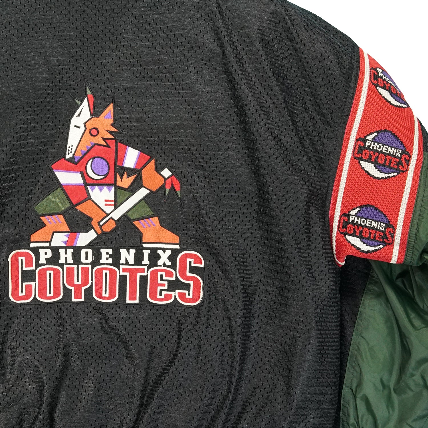 Vintage NHL Phoenix Coyotes reversible puffer jacket L