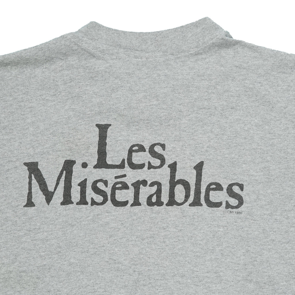1986 Les Misérables grey tee L/XL