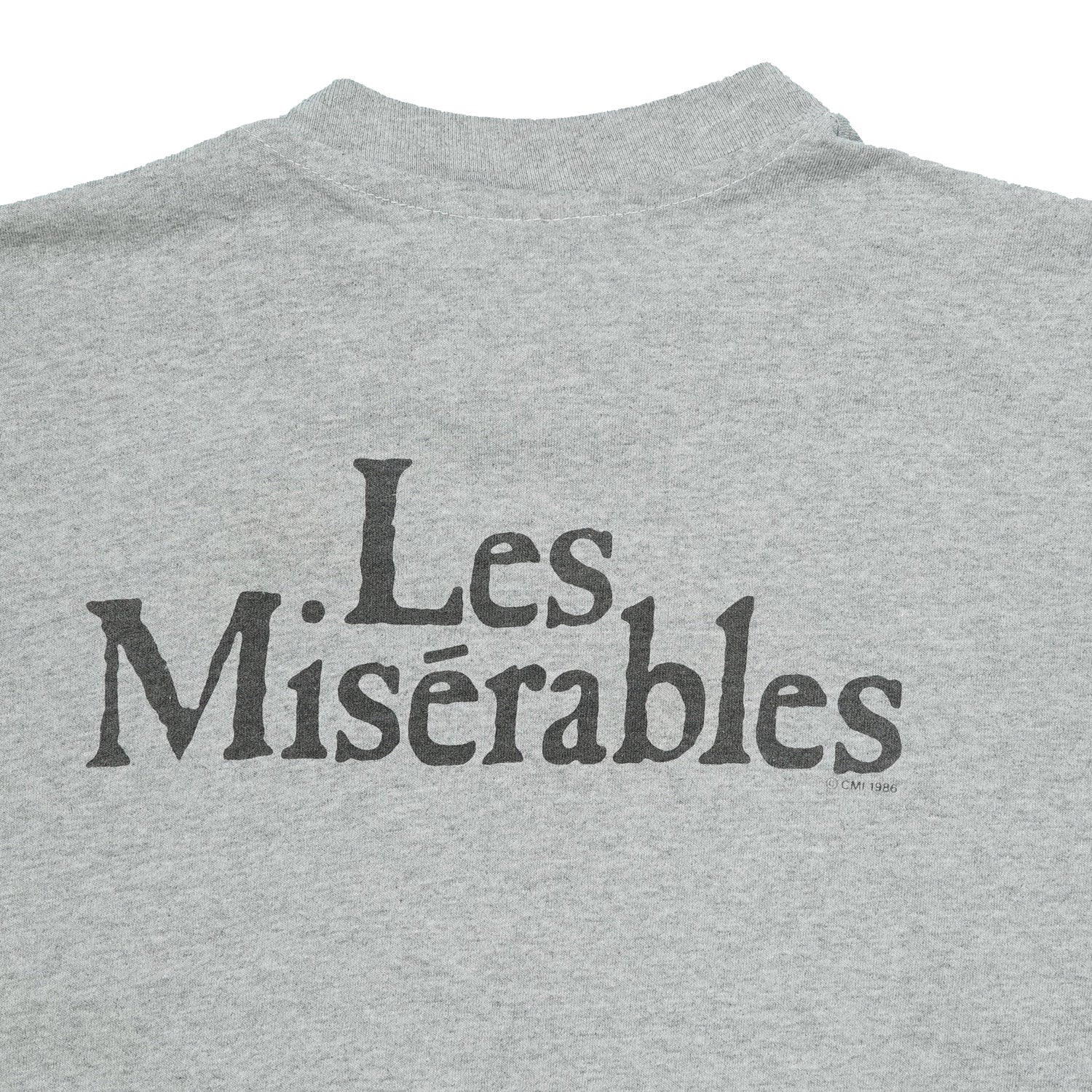 1986 Les Misérables grey tee L/XL