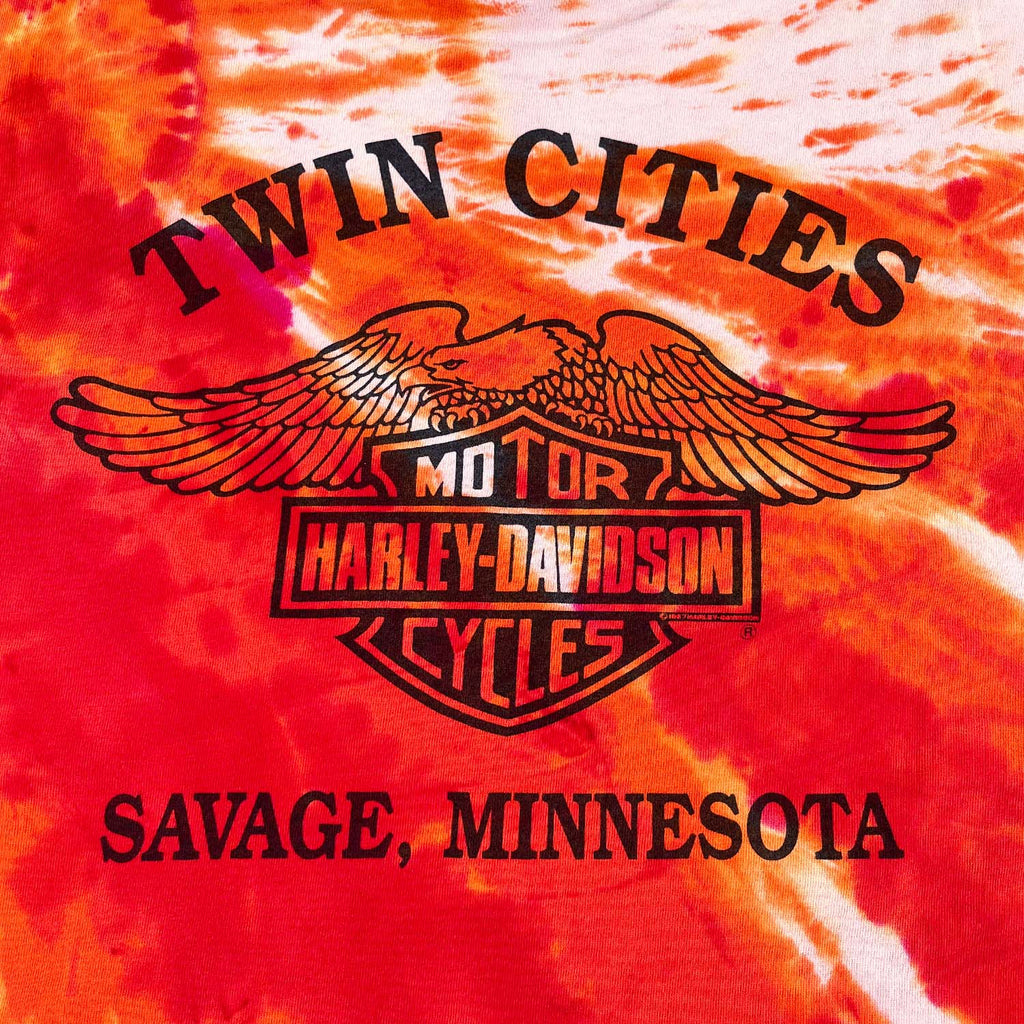 1992 Harley Davidson Savage tie dye tee M