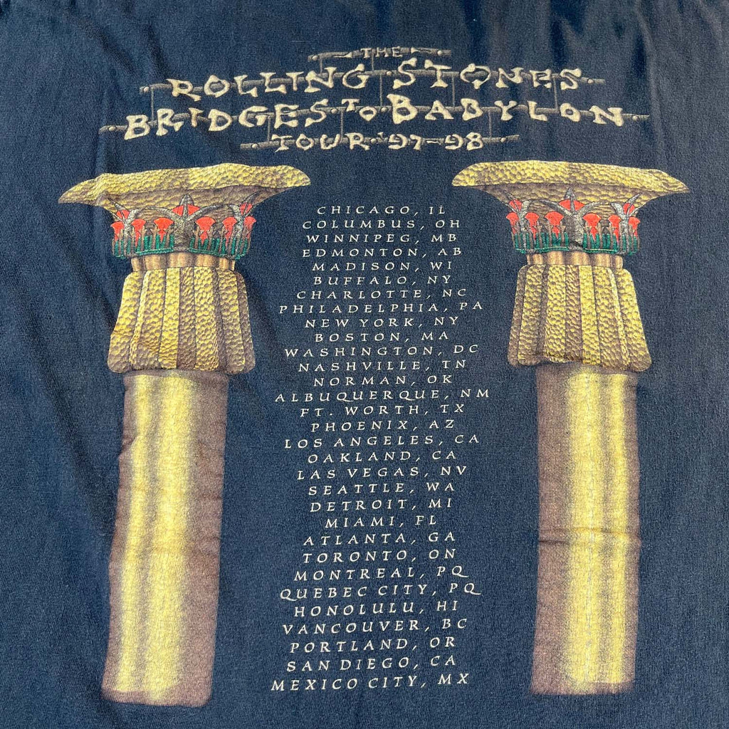 1997 Rolling Stones Bridges to Babylon tour tee XL