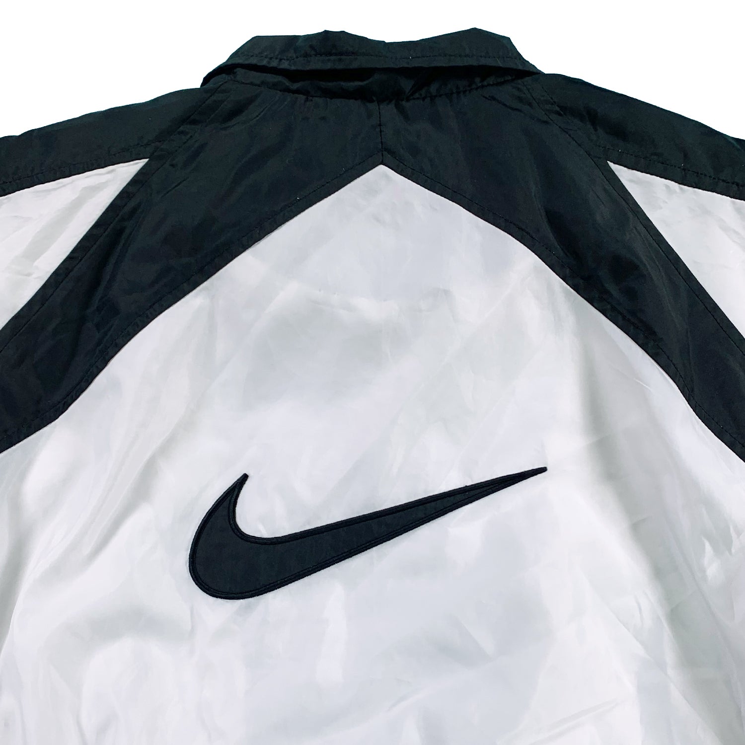 '90s Nike black and white track jacket XL