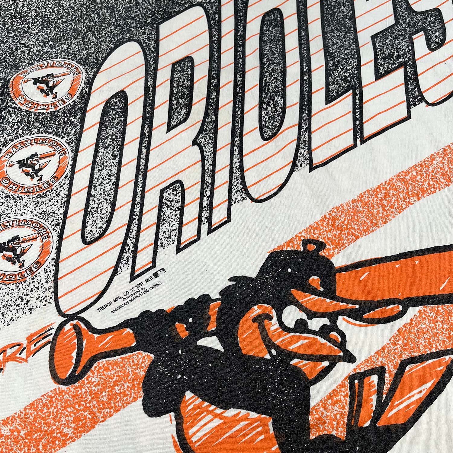 1991 Baltimore Orioles MLB AOP tee L/XL